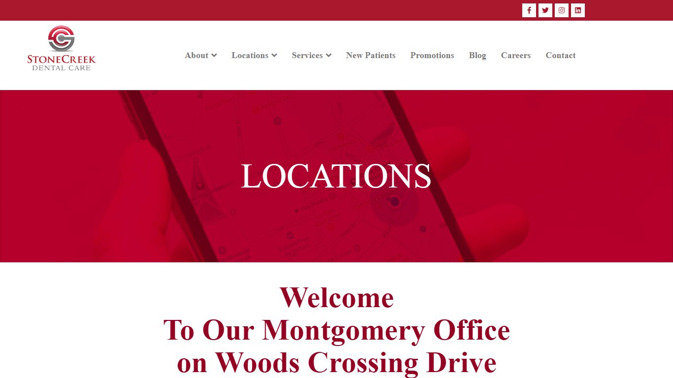 Montgomery - Woods Crossing Drive - StoneCreek Dental Care